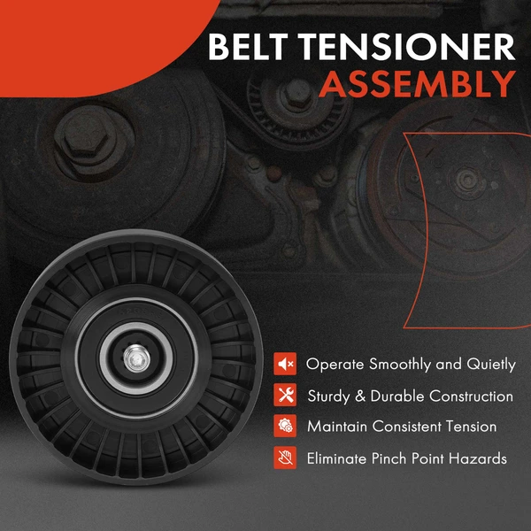 Accessory Belt Idler Pulley for Land Rover LR2 Volvo S60 S80 V60 V70 XC60 XC70