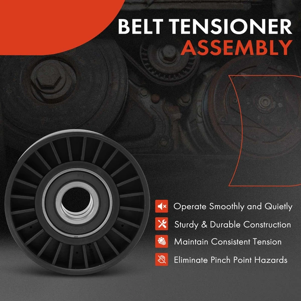 Drive Belt Tensioner Pulley for Ford F-150 Expedition Lincoln Navigator Mercury