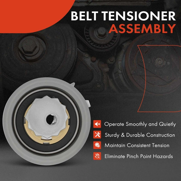 Timing Belt Tensioner Pulley for VW Jetta 2013-2021 Golf Golf SportWagen Audi A3 Q3