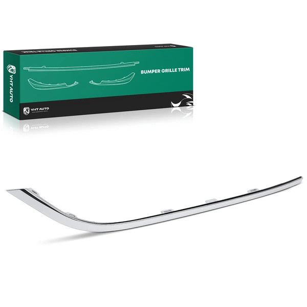 Driver Chrome Bumper Molding Fog Light Trim for 2012-2015 Volkswagen Passat