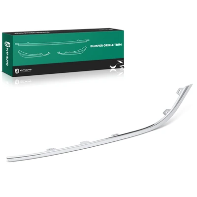 Passenger Chrome Bumper Molding Fog Light Trim