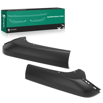 2 Pcs Rear Driver & Passenger Textured Bumper Corner Cover