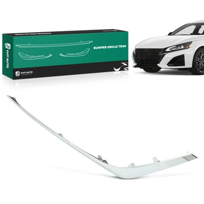 Front Driver Chrome Grille Molding Trim