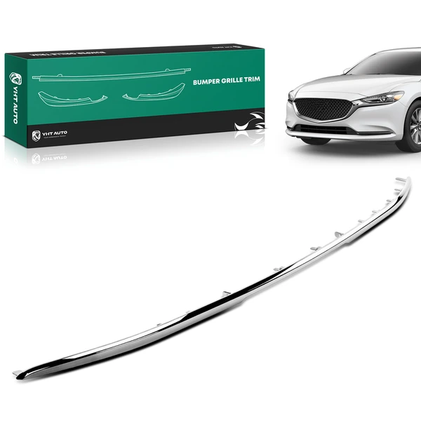 Rear Black Ice Chrome Bumper Trim for Chevrolet Tahoe GMC Yukon 2021-2024