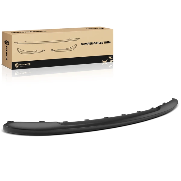 Front Prime Bumper Face Bar Trim Molding Step Pad Bumper Cover Molding for 2019-2023 Jeep Cherokee