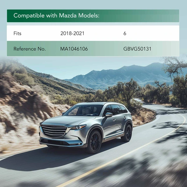 Front Driver Lower Chrome Bumper Cover Trim for Mazda 6 2018-2021