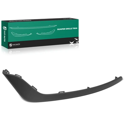 Front Driver Textured Black Bumper Trim