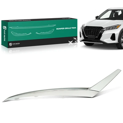 Front Driver Chrome Bumper Cover Grille Molding