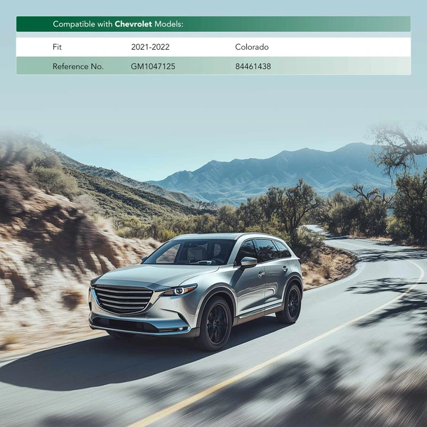 Front Passenger ABS Plastic Bumper Cover Molding for Chevrolet Colorado 2021-2022