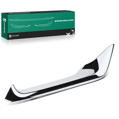 Front Passenger Outer Chrome Bumper Cover Molding