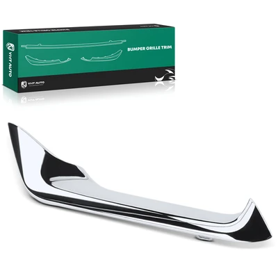 Front Driver Outer Chrome Bumper Cover Molding