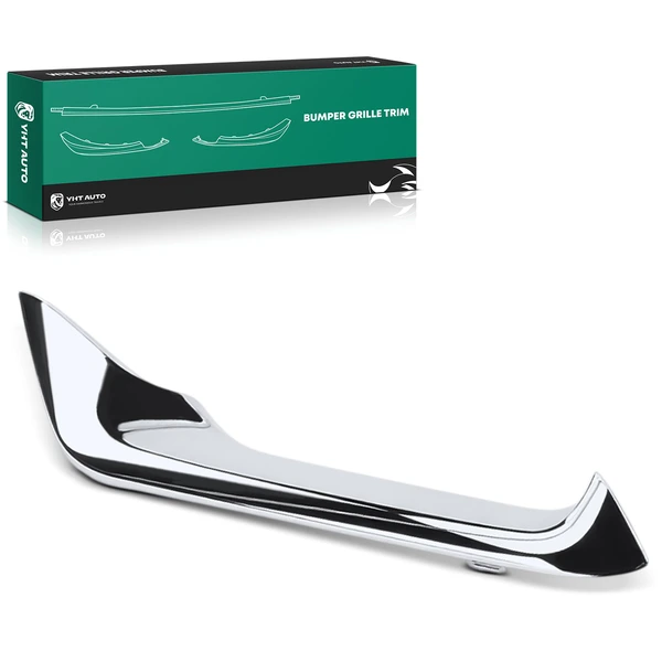 Front Driver Outer Chrome Bumper Cover Molding for Chevy Equinox 2022-2024