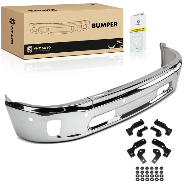 Chrome Front Bumper Face Bar for Ram 2014-2018 1500 Classic 2019-2023