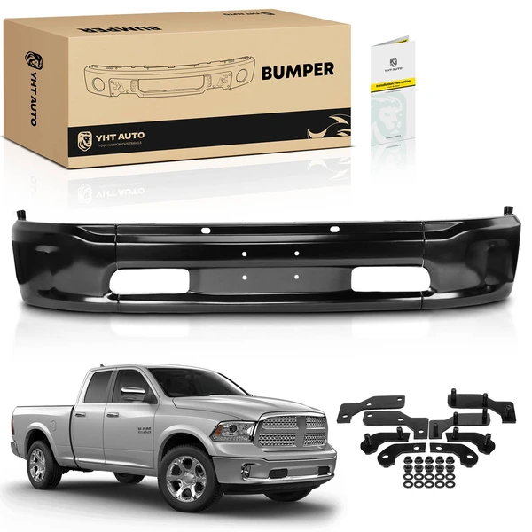 Front Bumper Face Bar with Hardwares for 2019-2023 Ram 1500 Classic