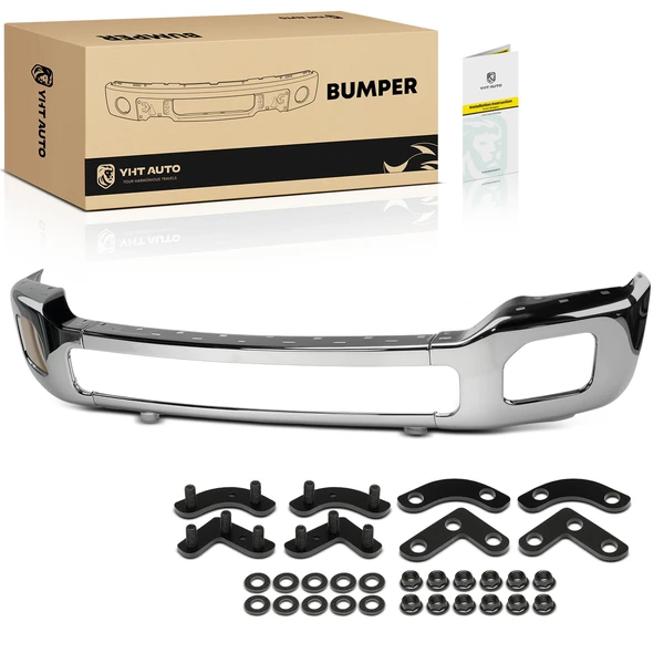 Front Bumper Face Bar Chrome for Ford F250 Super Duty F350 Super Duty 2011-2016