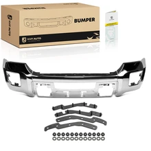 Front Bumper Face Bar with Fog Light Hole