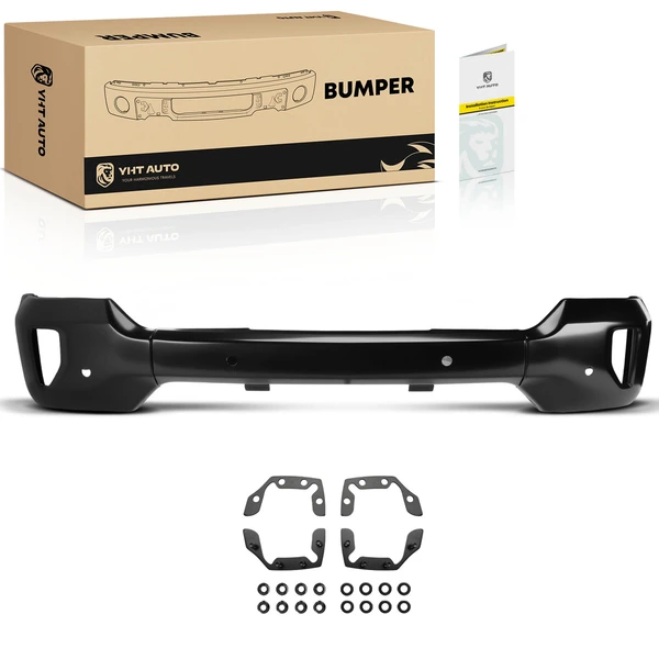 Front Bumper Face Bar with Fog Light Holes for Chevrolet Silverado 1500 2016-2018