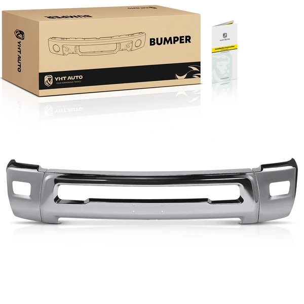 Chrome Front Bumper Face Bar with Fog Light for Ram 2500 2011-2018 Dodge Ram 2500
