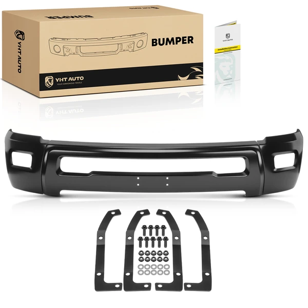 Front Bumper Face Bar with Fog Light Holes for Ram 2500 2011-2018 Dodge Ram 2500