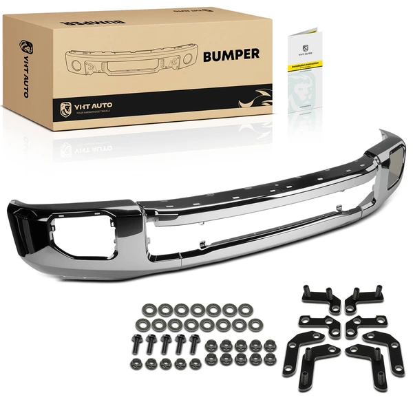 Front Bumper Face Bar Chrome for 2020-2022 Ford F-350 Super Duty