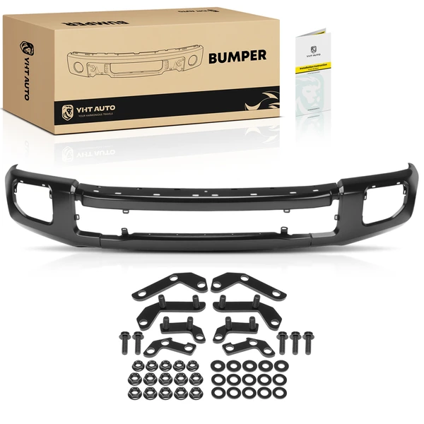 Front Bumper Face Bar with Fog Light Holes for 2020-2022 Ford F-350 Super Duty