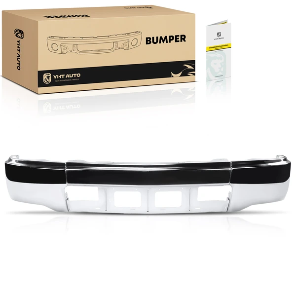 Front Bumper Face Bar for Chevrolet Silverado 1500 2014-2015 Chrome Steel