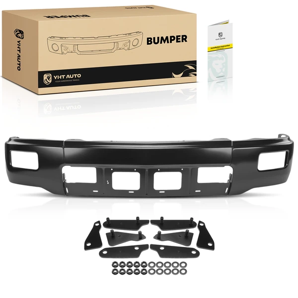 Front Bumper Face Bar with Hardware Steel for 2014-2015 Chevrolet Silverado 1500