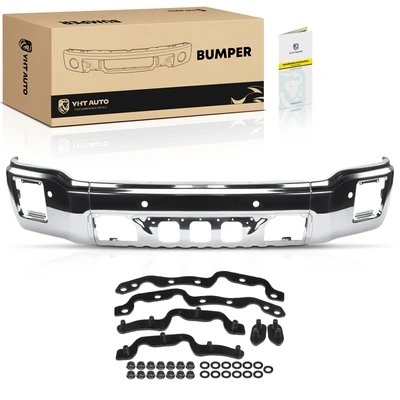 Front Bumper Face Bar with Radar Hole