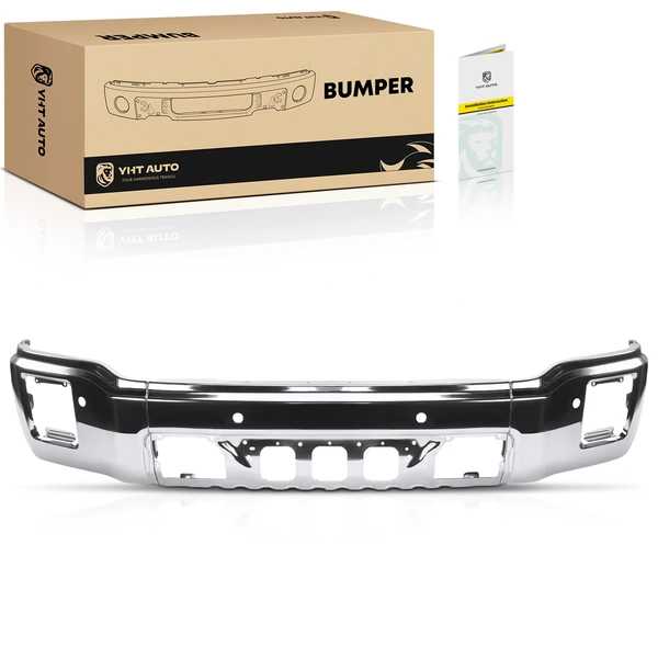 Front Bumper Face Bar with Radar Hole for GMC Sierra 1500 2014-2015 Pickup
