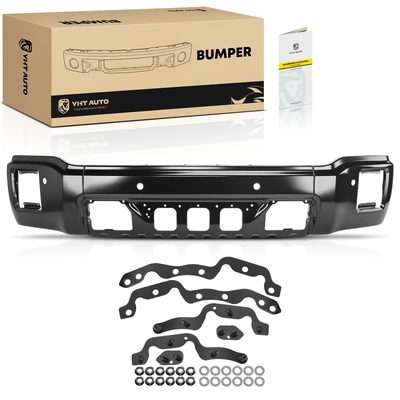 Front Bumper Face Bar with Radar Hole & Fog Light Holes