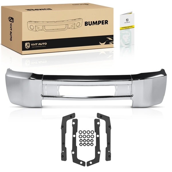 Chrome Front Bumper Face Bar for 2015-2019 Chevrolet Silverado 3500 HD