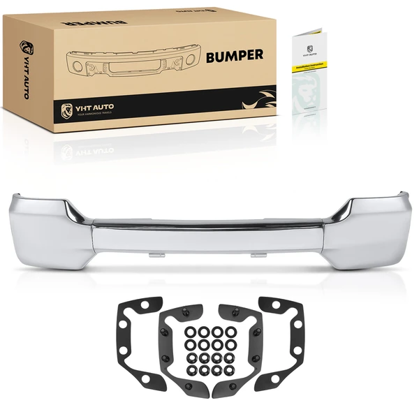 Chrome Steel Front Bumper Face Bar for Chevrolet Silverado 1500 2016-2018