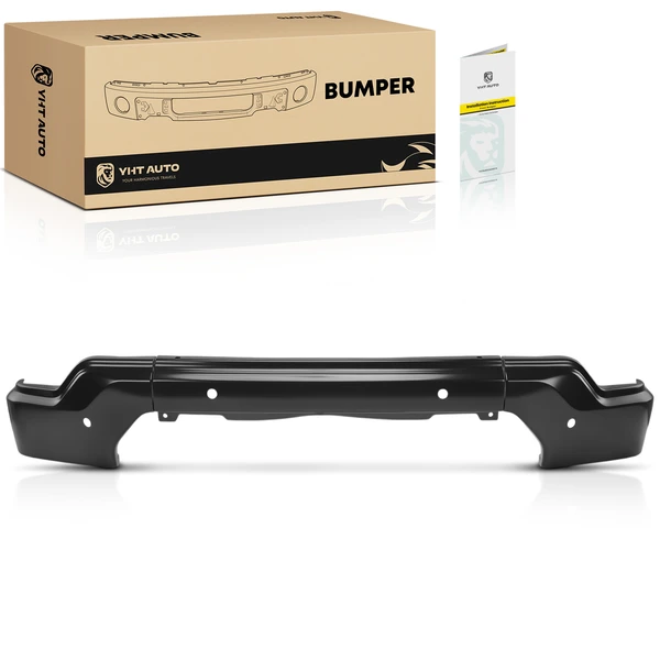 Front Bumper Face Bar with Fog Light Holes for GMC Sierra 1500 Sierra 1500 Limited