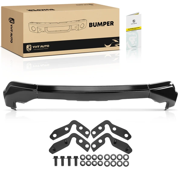 Front Bumper Face Bar with Fog Light Holes for GMC Sierra 1500 2022-2024