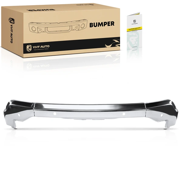 Front Bumper Face Bar with Radar Hole for GMC Sierra 1500 2022-2024 Pickup