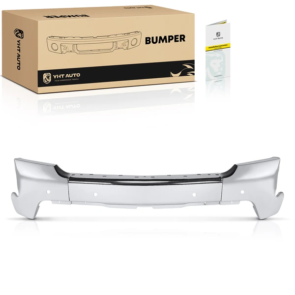 Chrome Front Bumper Face Bar for Chevrolet Silverado 1500 2019-2022