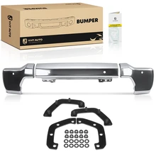Front Bumper Face Bar with Radar & Fog Light Hole for 2020-2023 Chevrolet Silverado 2500 HD
