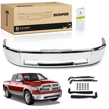 Chrome Front Bumper Face Bar for 2009-2010 Dodge Ram 1500