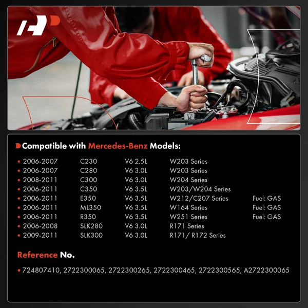 Brake Vacuum Pump for Mercedes-Benz C280 C300 C350 E350 ML350 SLK280 SLK300