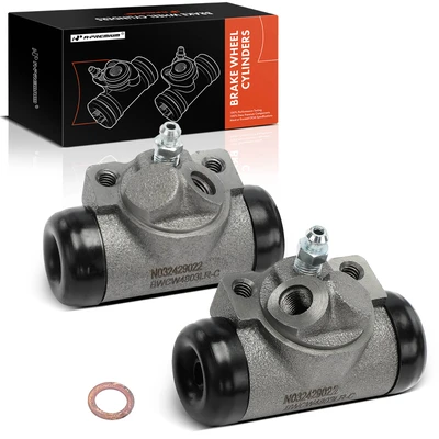 2 Pcs Rear Drum Brake Wheel Cylinders