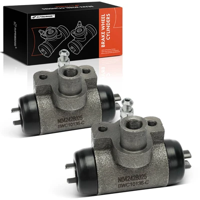 2 Pcs Rear Drum Brake Wheel Cylinders