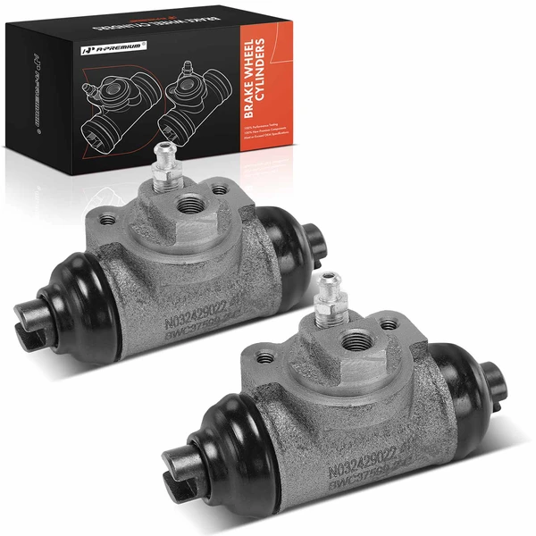 2 Pcs Rear Drum Brake Wheel Cylinders for 1990-1995 Isuzu Pickup