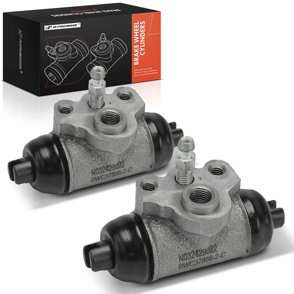 2 Pcs Rear Drum Brake Wheel Cylinders for 1991-1994 Dodge Colt