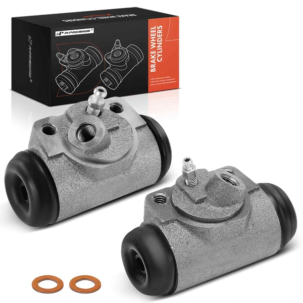2 Pcs Front Drum Brake Wheel Cylinders for 1968-1976 Ford P-350