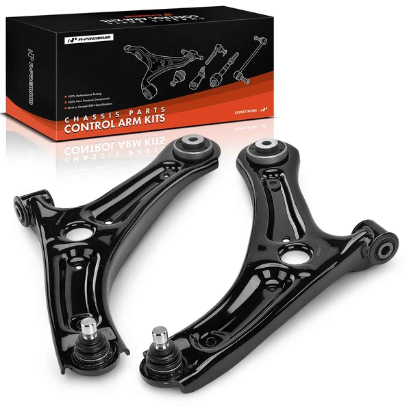 2018-2022 Ford EcoSport 2-Pc Control Arm & Ball Joint, Front Driver & Passenger Lower with Ball Joint A-Premium APCA7260