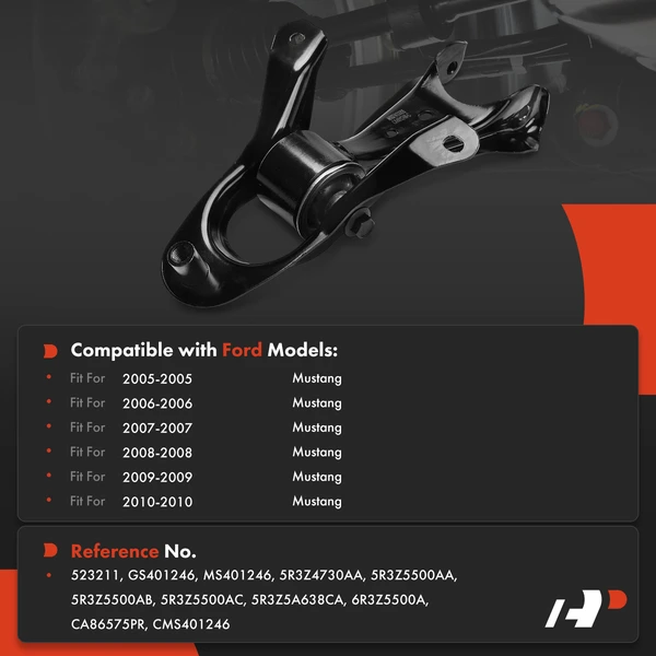 1-Pc Control Arm with Bushing, Rear Side A-Premium APCA8497