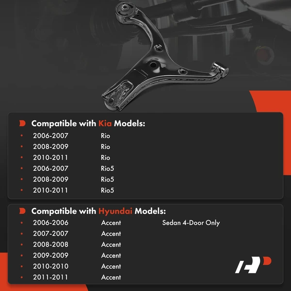 1-Pc Control Arm, Front Passenger Lower A-Premium APCA4352