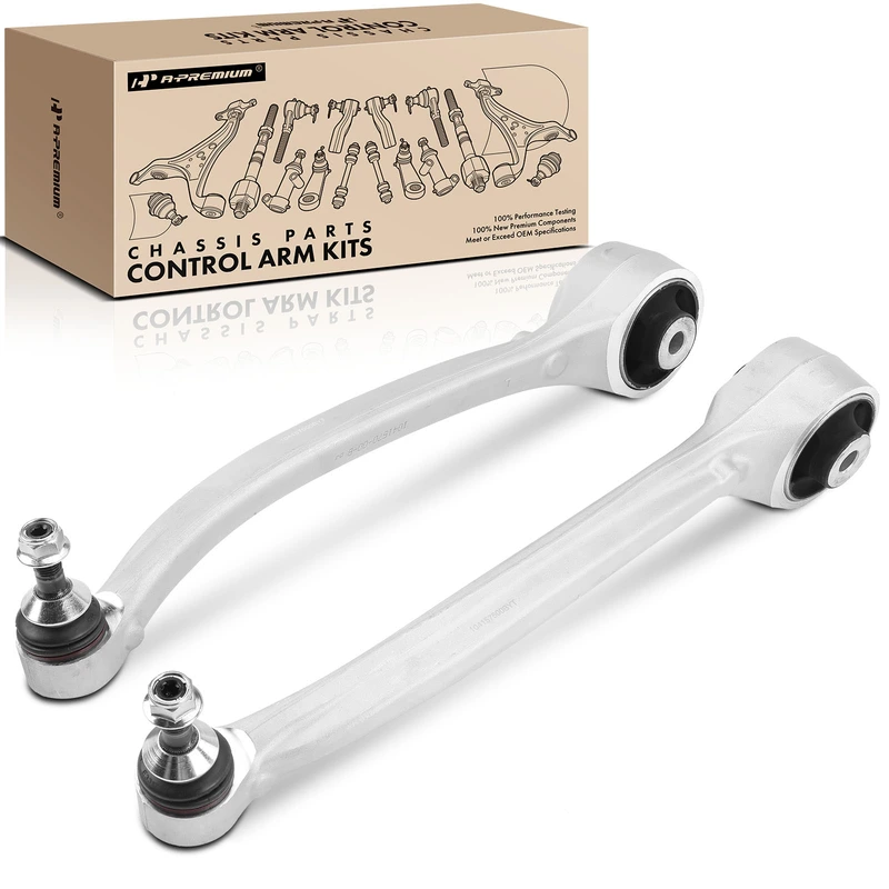 2013 Tesla S 2-Pc Control Arm and Ball Joint Kit, Front Lower Rearward with Ball Joint A-Premium APCA0184
