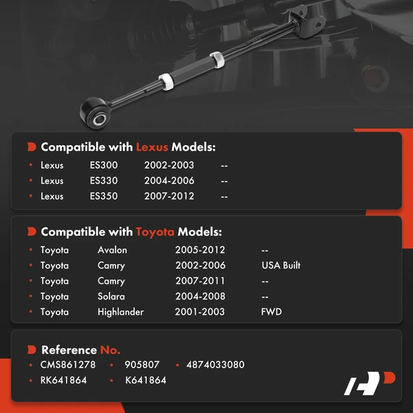 Control Arm Rear Left Lower Rearward A-Premium APCA9485