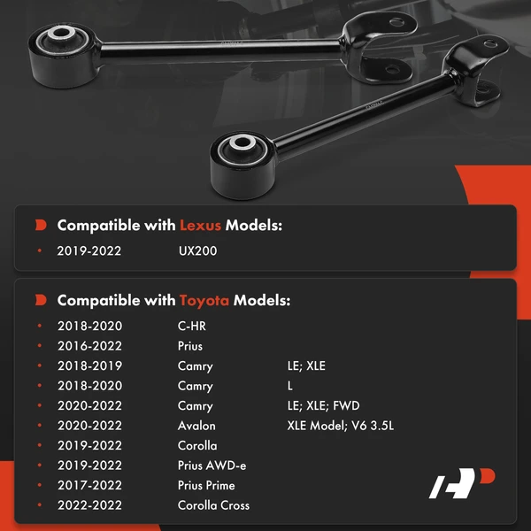 2-Pc Control Arm, Rear Driver & Passenger Lower Forward A-Premium APCA5969